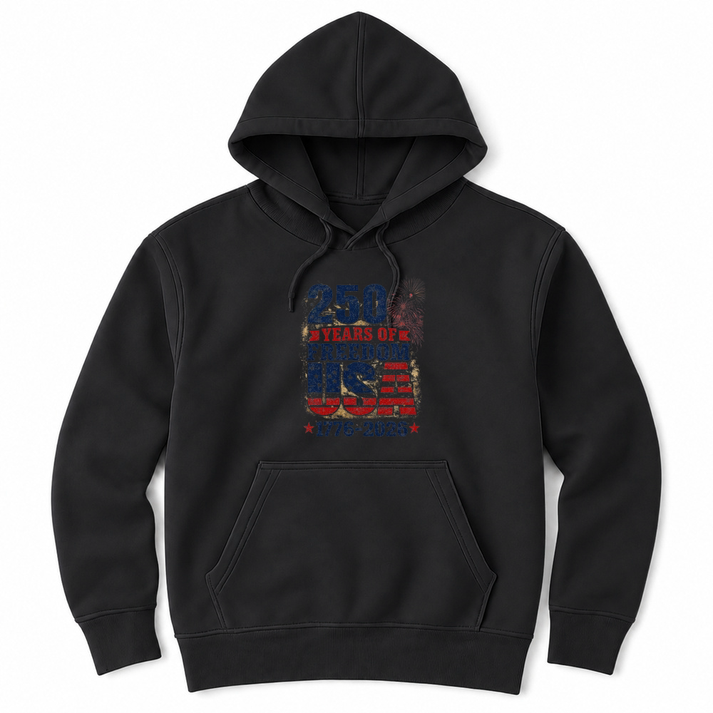 Product 250 Years of Freedom 1776 2026 Unisex Hoodie