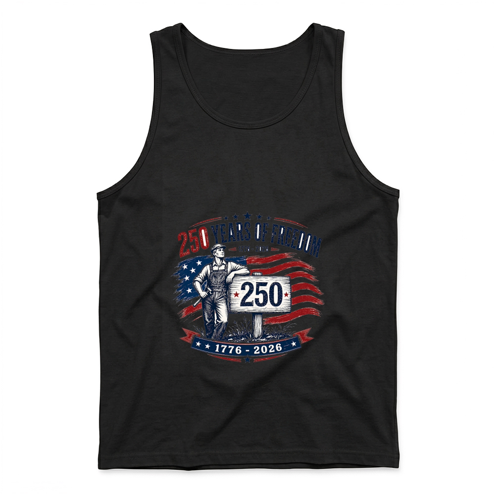 Product 250 Years of Freedom 1776 2026 Tank Top