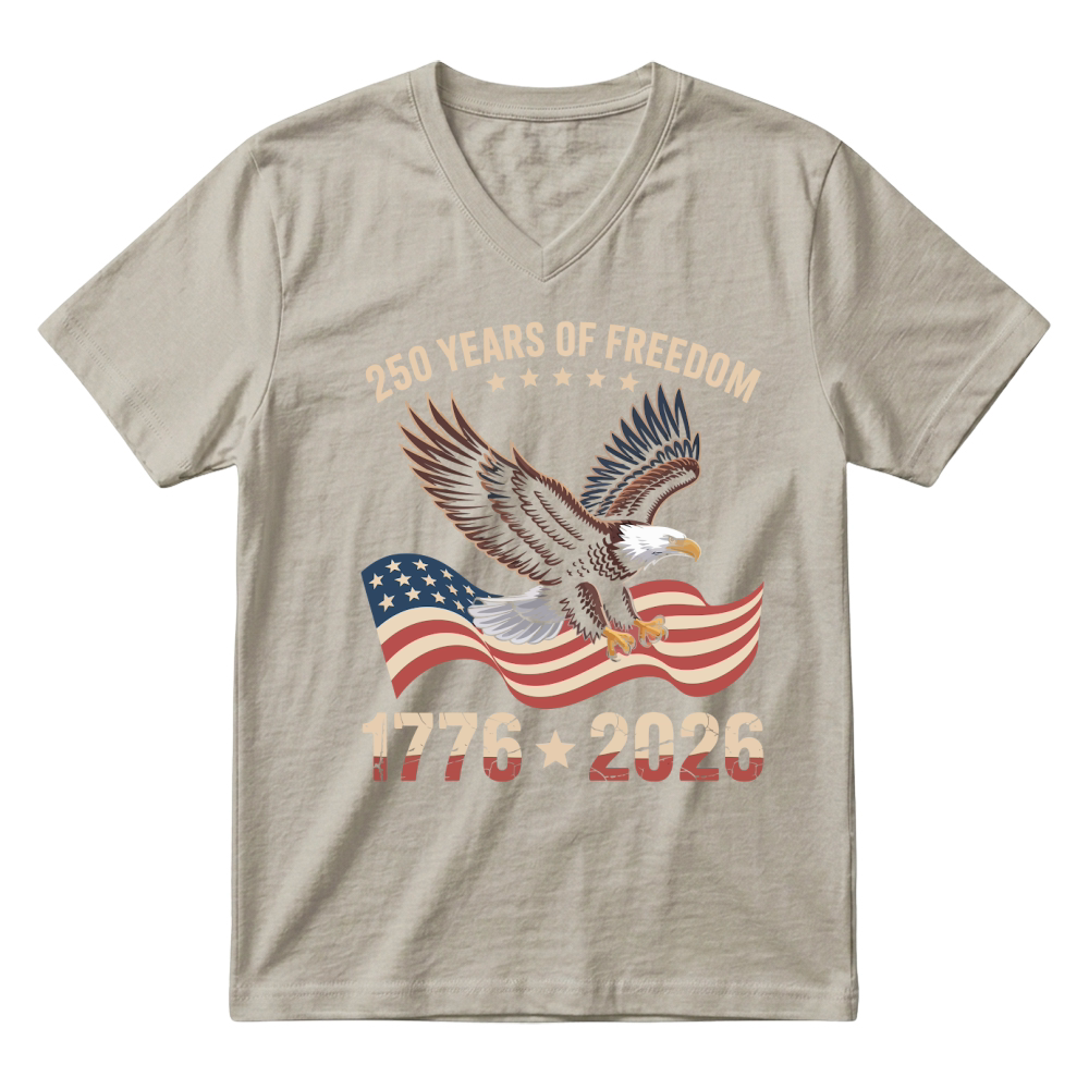 Product US 250 Years Anniversary USA 1776 V-Neck T-shirt