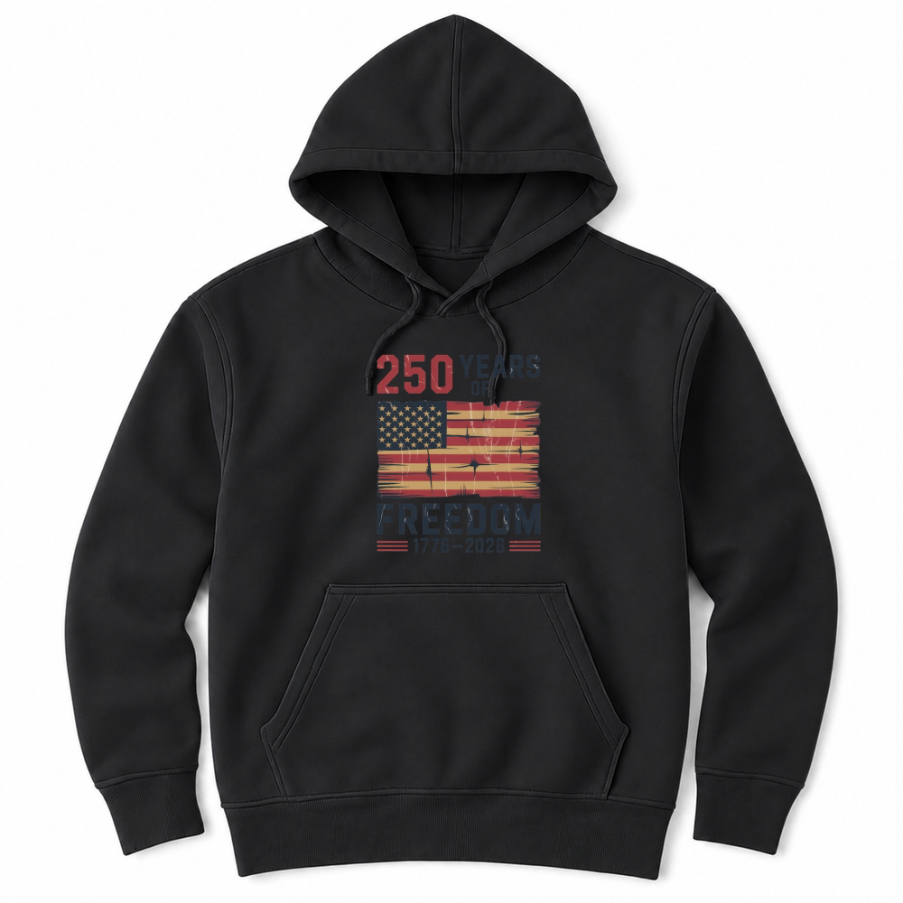 Product 250 Years of Freedom – 1776–2026 Unisex Hoodie