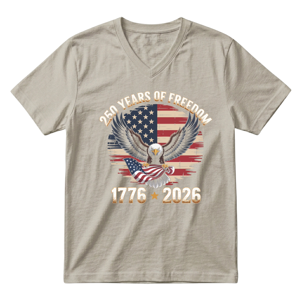 Product US 250 Years Anniversary USA V-Neck T-shirt
