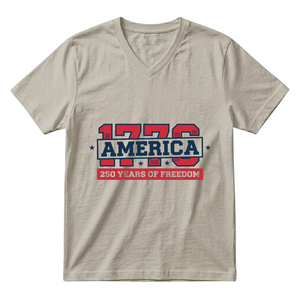 Product 1776 America 250 Years V-Neck T-shirt