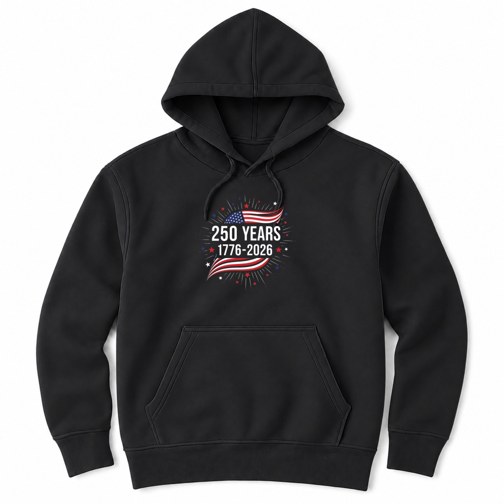 Product America 250 Years 1776   2026 Unisex Hoodie