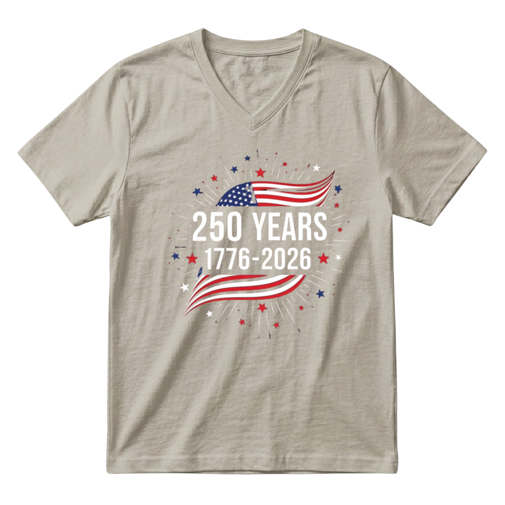 Product America 250 Years 1776   2026 V-Neck T-shirt