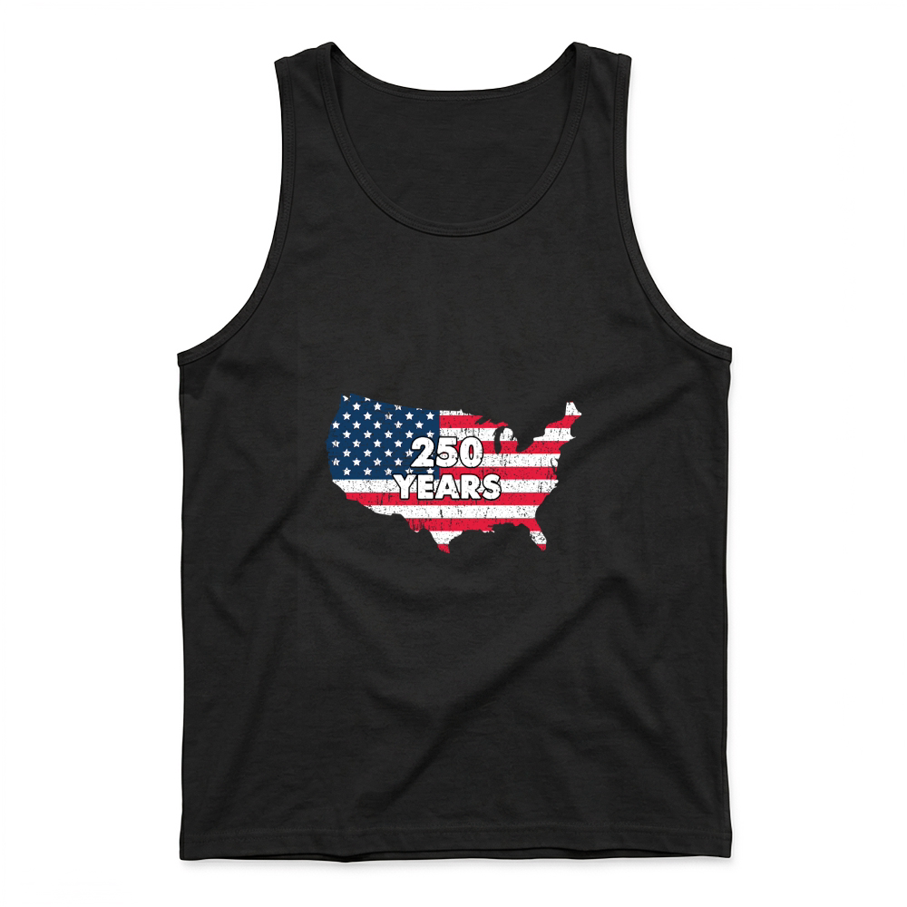 Product USA 250 Years Distressed Flag Tank Top