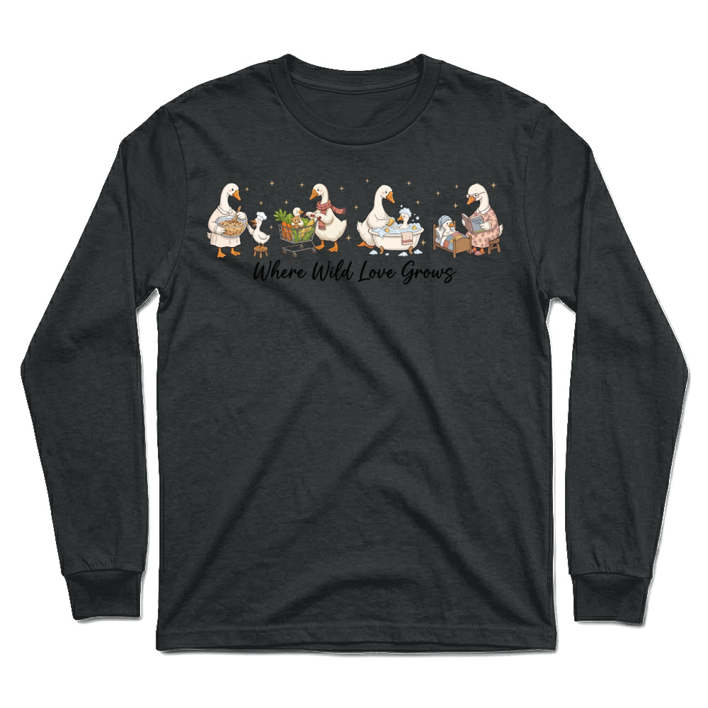 Product Where Wild Love Grows Funny Mom Unisex Longsleeve