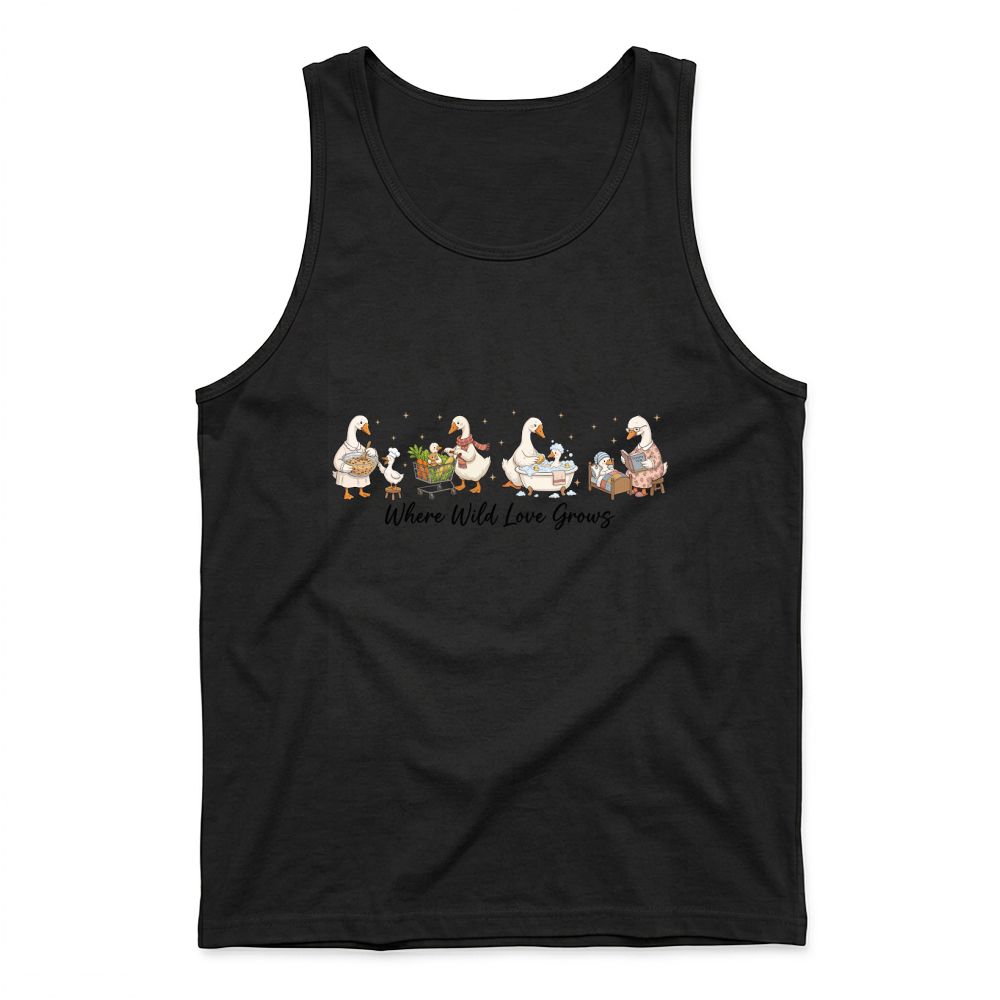 Product Where Wild Love Grows Funny Mom Tank Top