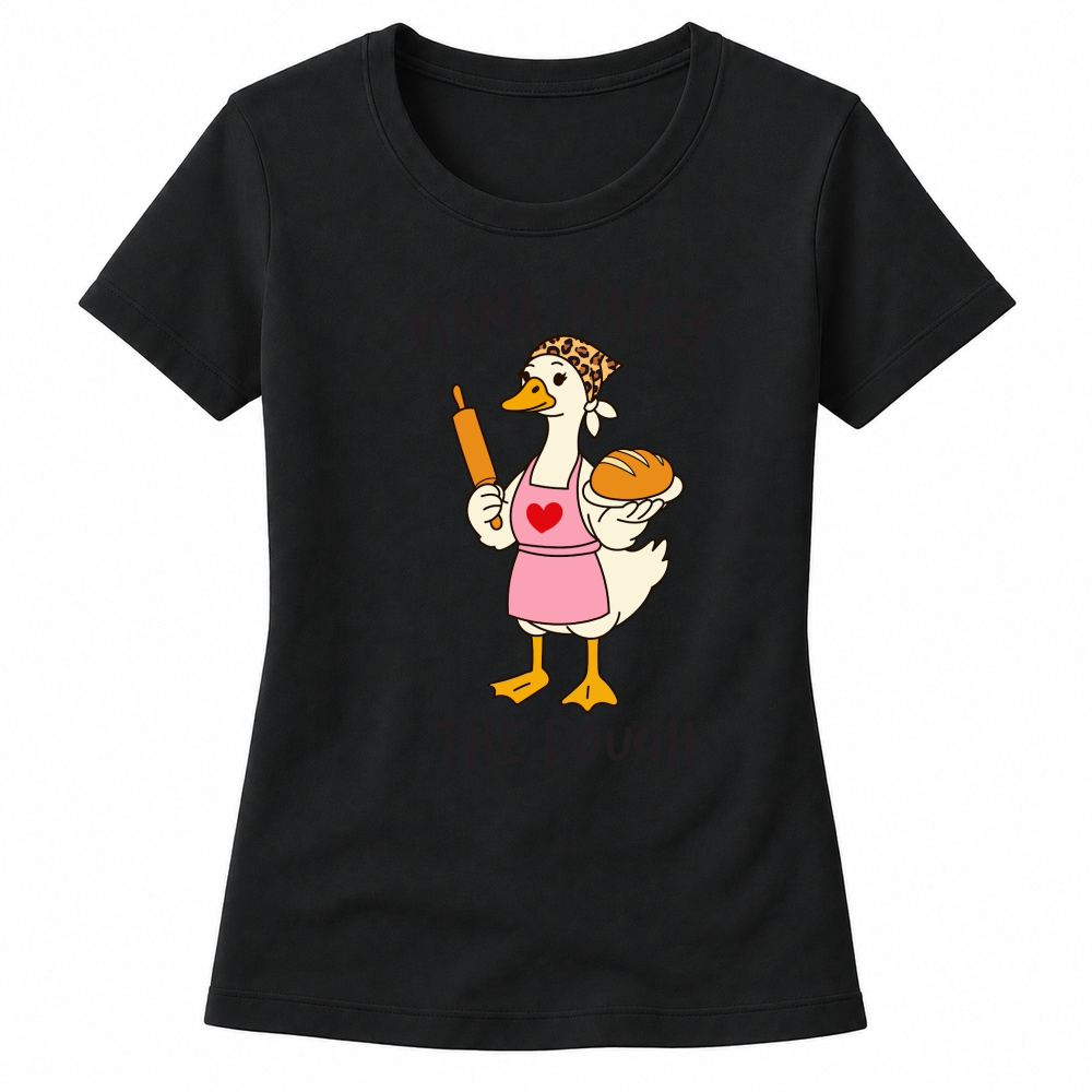 Product Mama makes the dough Funny Mama Goose Mother's Day Women's T-shirts