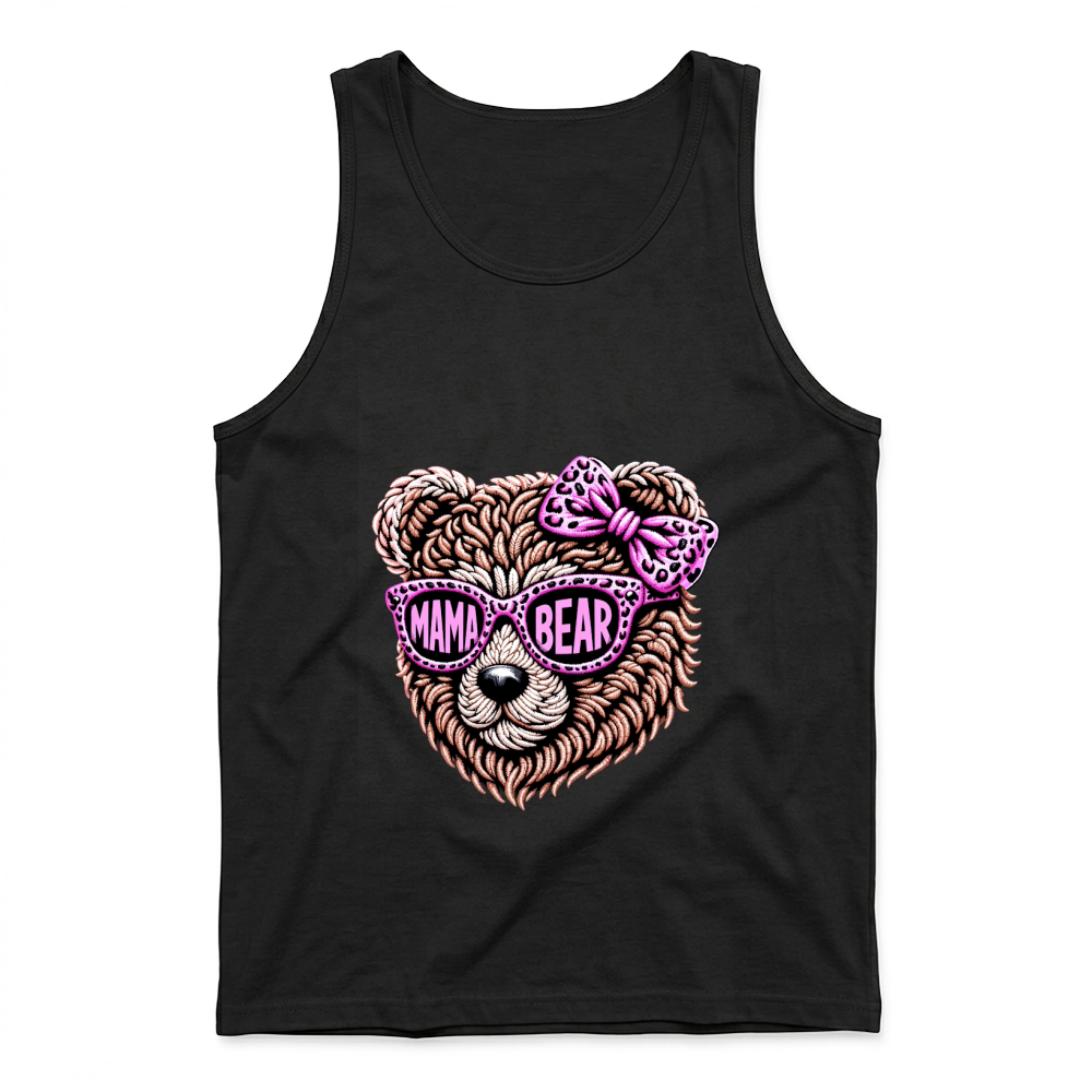 Product Cute Mama Bear Funny Mother's Day Tank Top