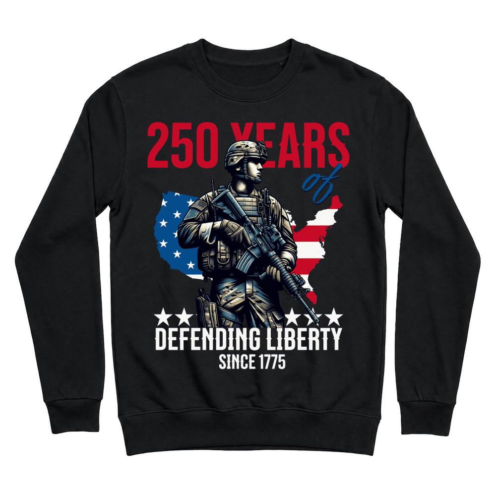 Product 250 Years America Anniversary 250th Independence Day 2025 Unisex Sweatshirt