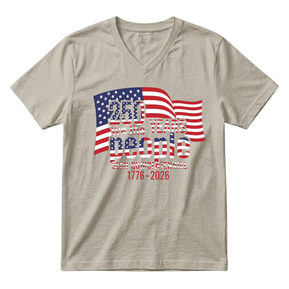 Product 250 Years We the People Independence V-Neck T-shirt
