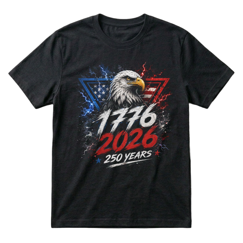 Product 250 Years Eagle 1776 2026 T-Shirt