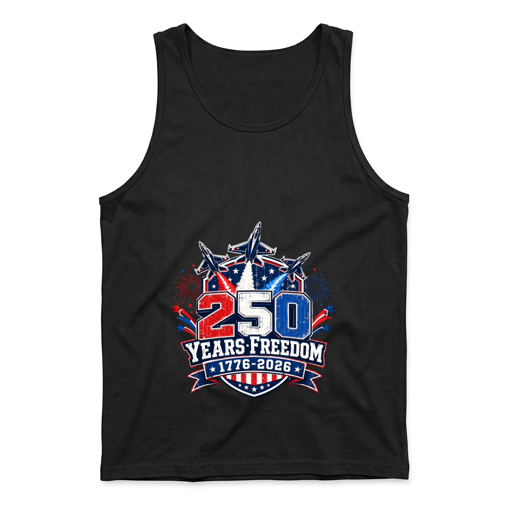 Product 250 Years Freedom USA 4th of July Tank Top