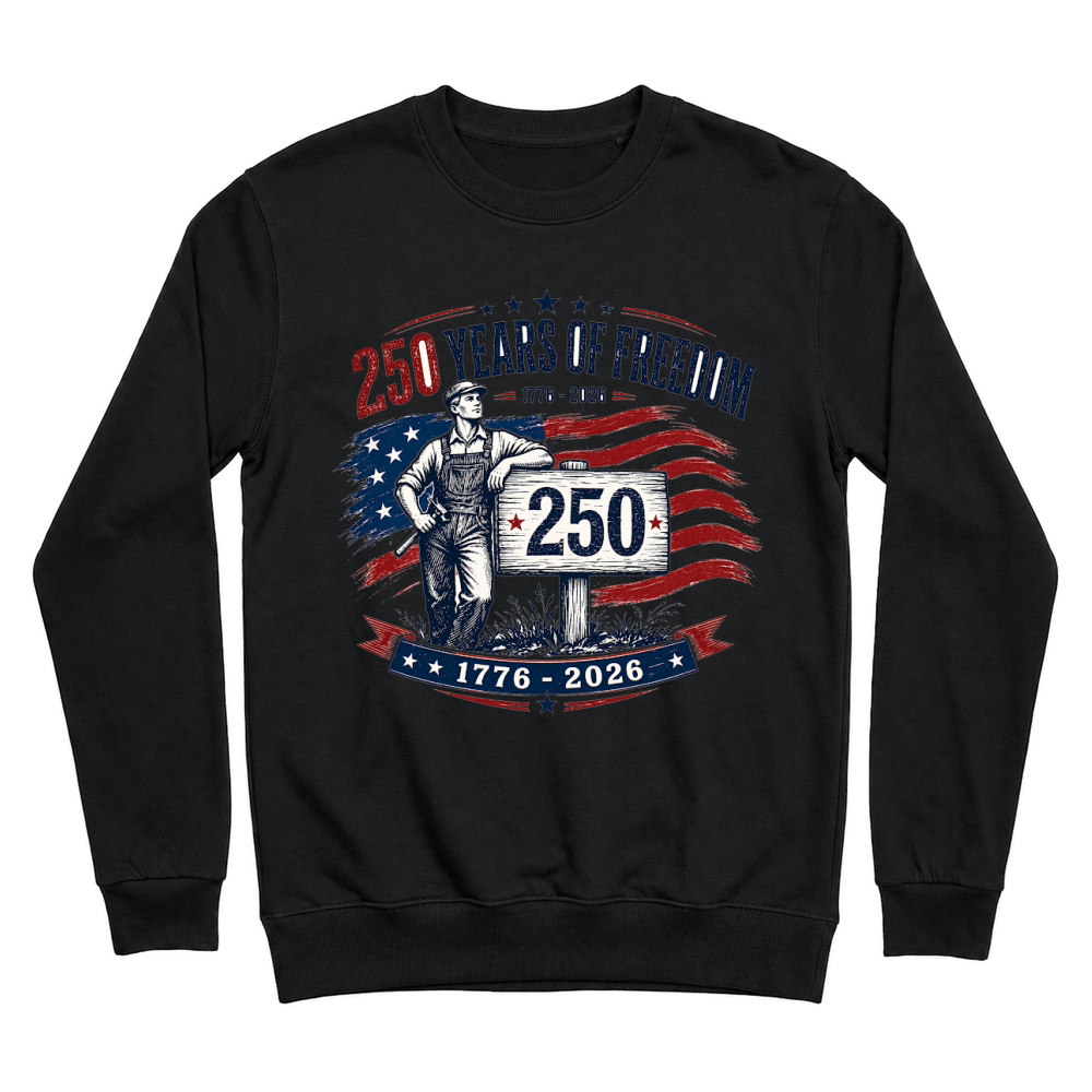 Product 250 Years of Freedom 1776 2026 Unisex Sweatshirt