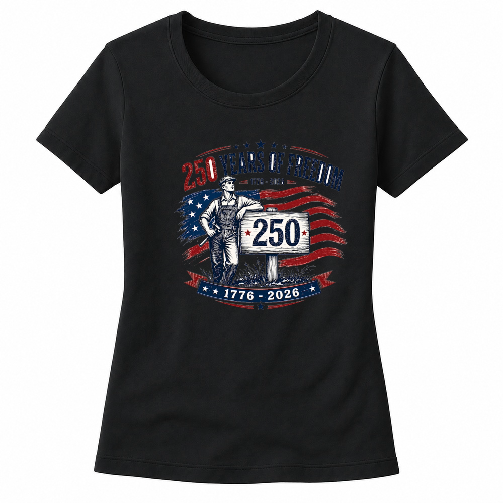 Product 250 Years of Freedom 1776 2026 Women's T-shirts