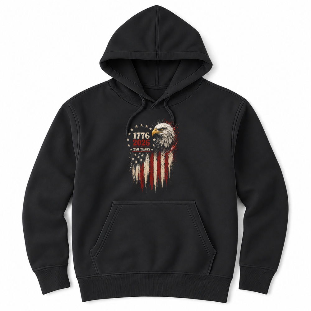 Product USA 250 Years Eagle 1776 2026 Unisex Hoodie