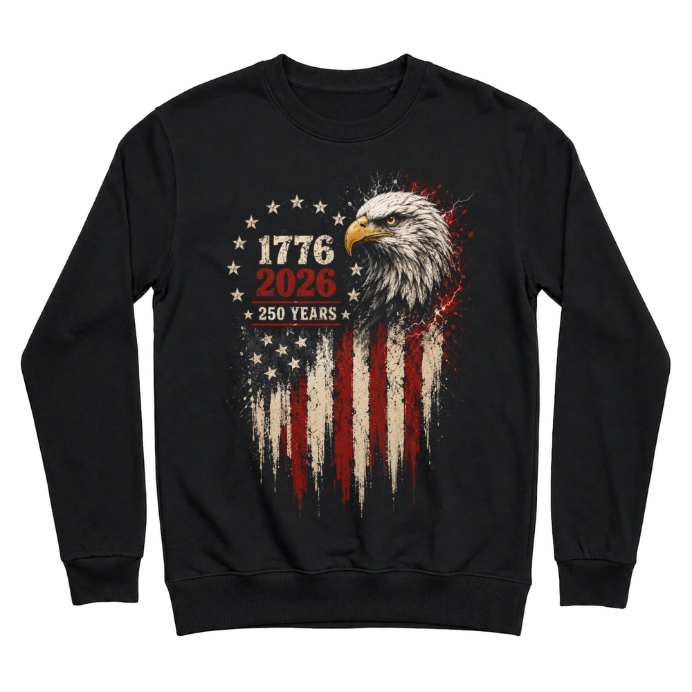 Product USA 250 Years Eagle 1776 2026 Unisex Sweatshirt