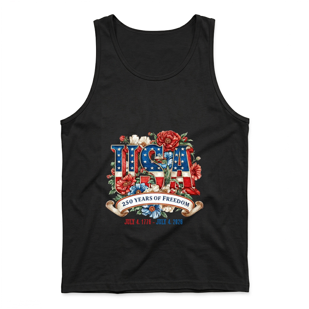 Product USA 250 Years Of Freedom Freedom 1776 2026 Tank Top