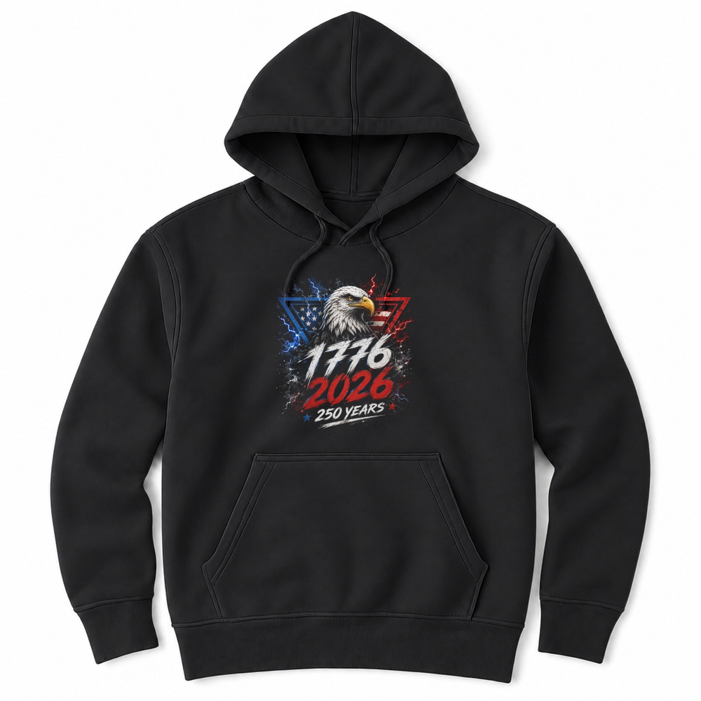 Product 250 Years Eagle 1776 2026 Unisex Hoodie