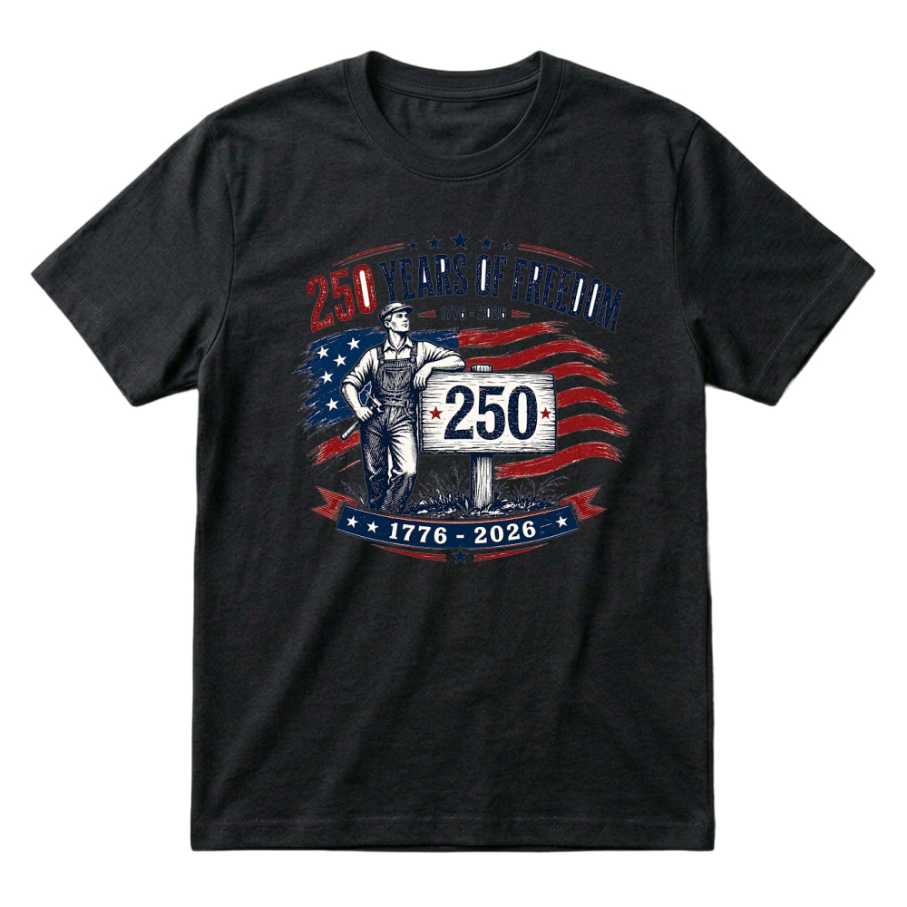 Product 250 Years of Freedom 1776 2026 T-Shirt