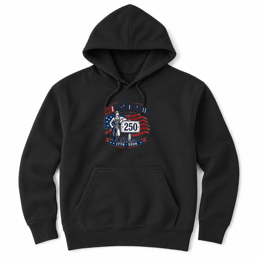 Product 250 Years of Freedom 1776 2026 Unisex Hoodie