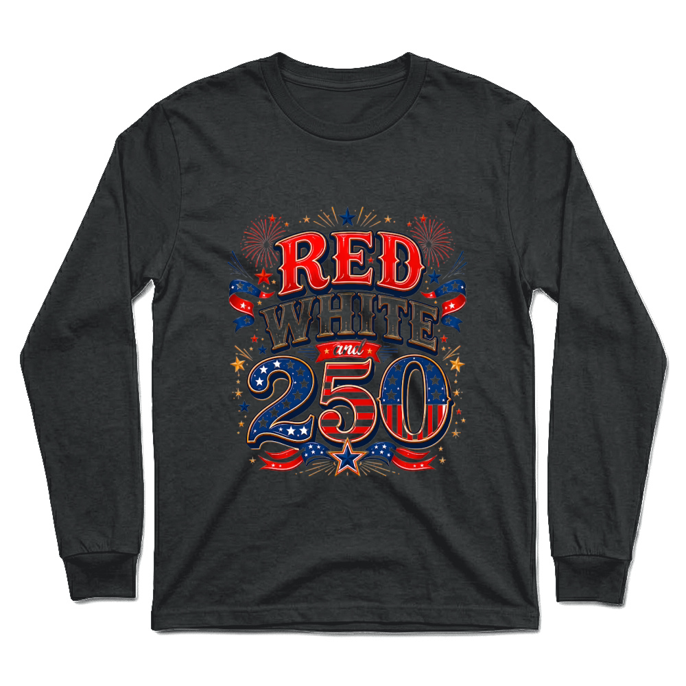 Product 4th of July 250 Years USA Firework Unisex Longsleeve
