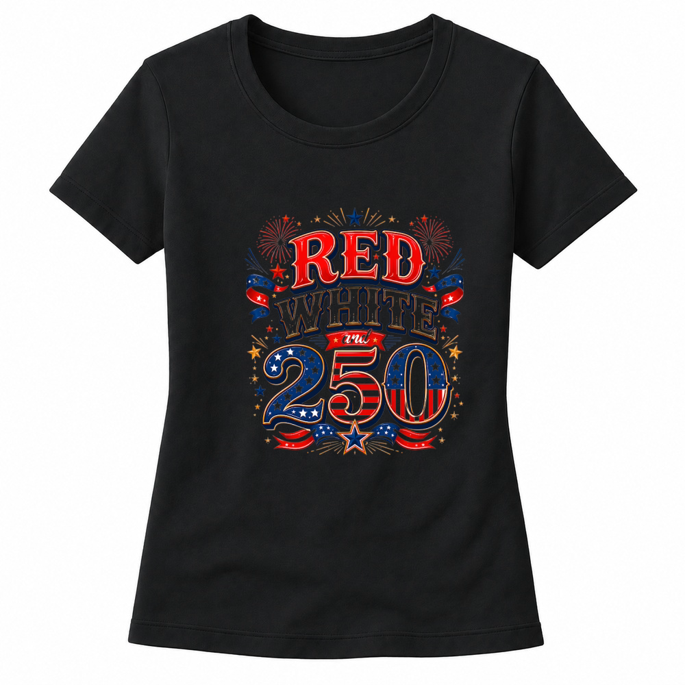 Product 4th of July 250 Years USA Firework Women's T-shirts