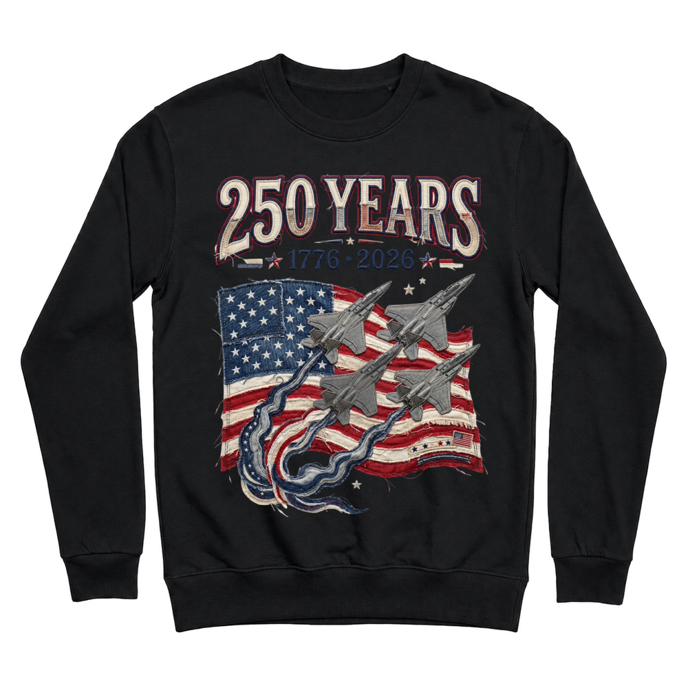 Product 250 Years USA Jets Trendy Unisex Sweatshirt