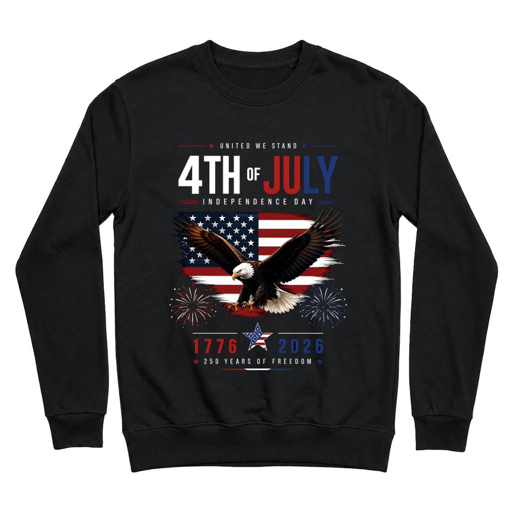 Product United We Stand 4th Of July Independence Day 1776 2026 250 Years Freedom Unisex Sweatshirt