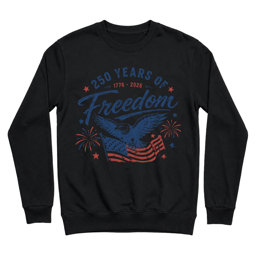 Product USA 250 Years of Freedom 1776 2026 Unisex Sweatshirt