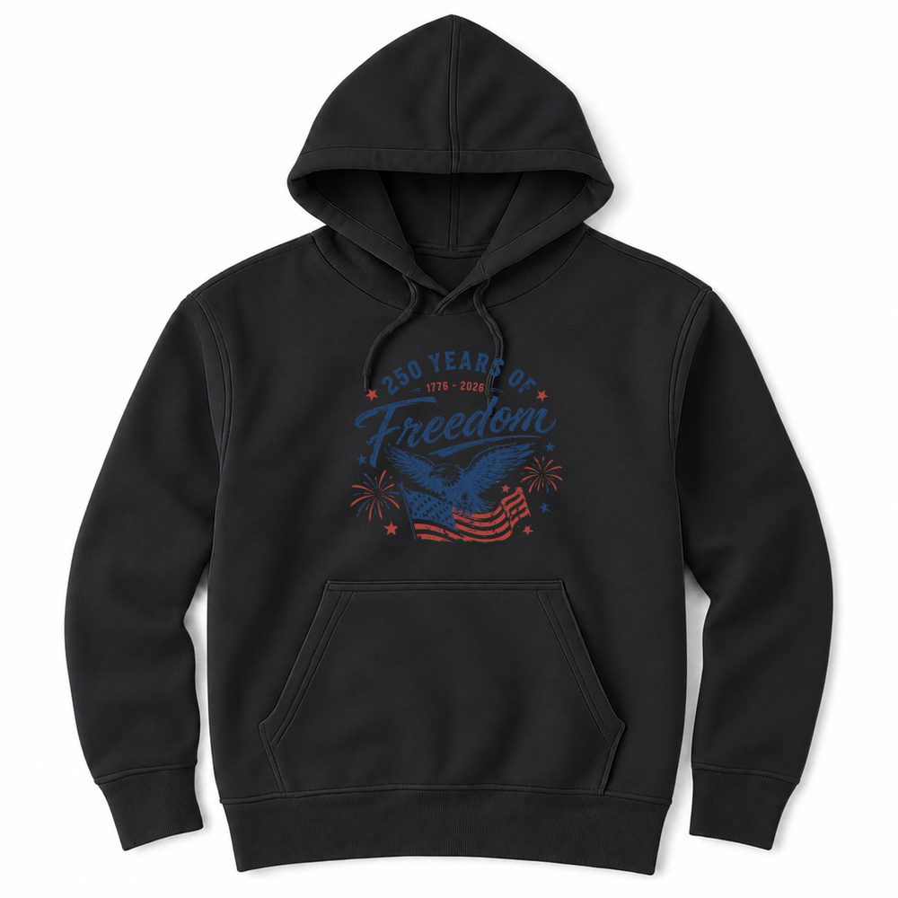 Product USA 250 Years of Freedom 1776 2026 Unisex Hoodie