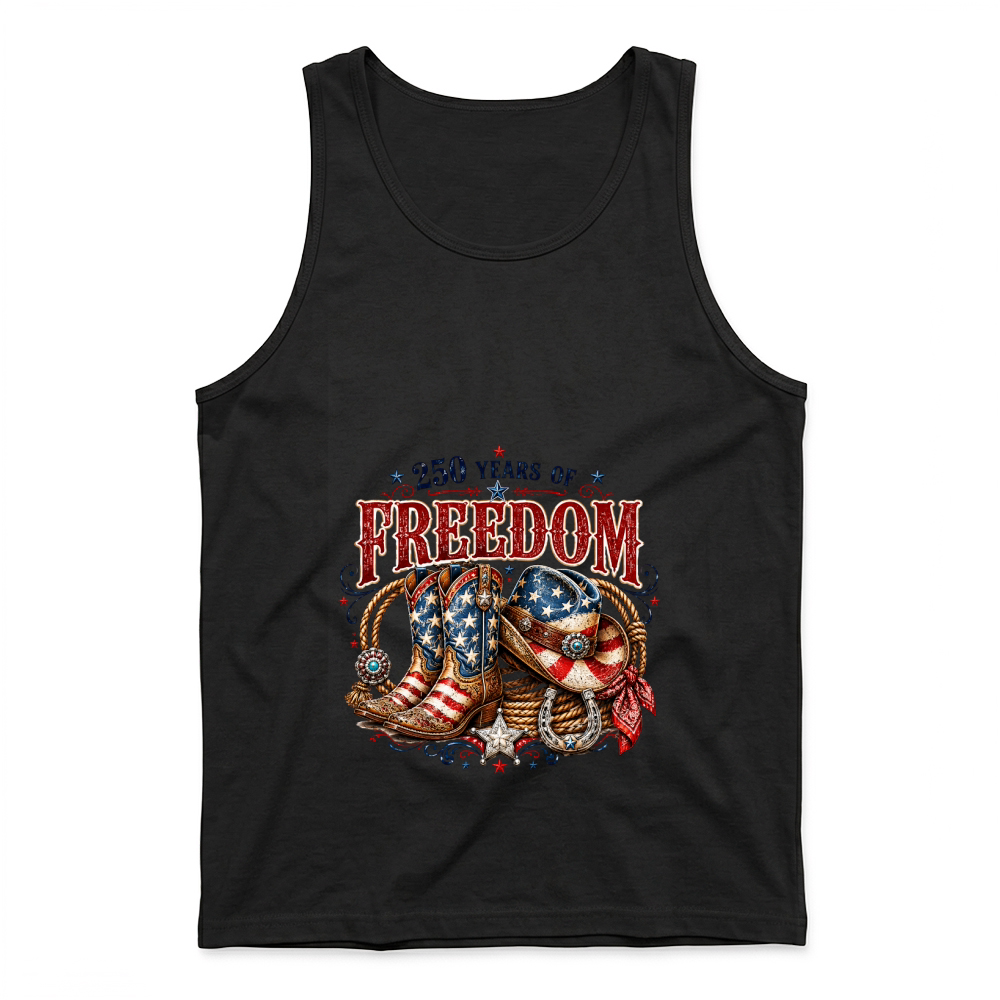 Product Freedom 250 Years Of Western Cowgirl Tank Top