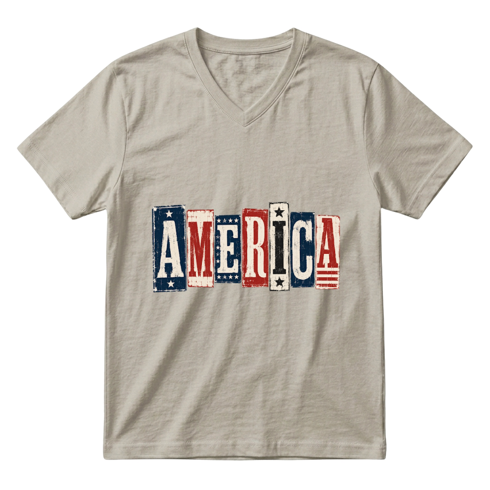 Product USA 250 Years Anniversary 4th of July V-Neck T-shirt