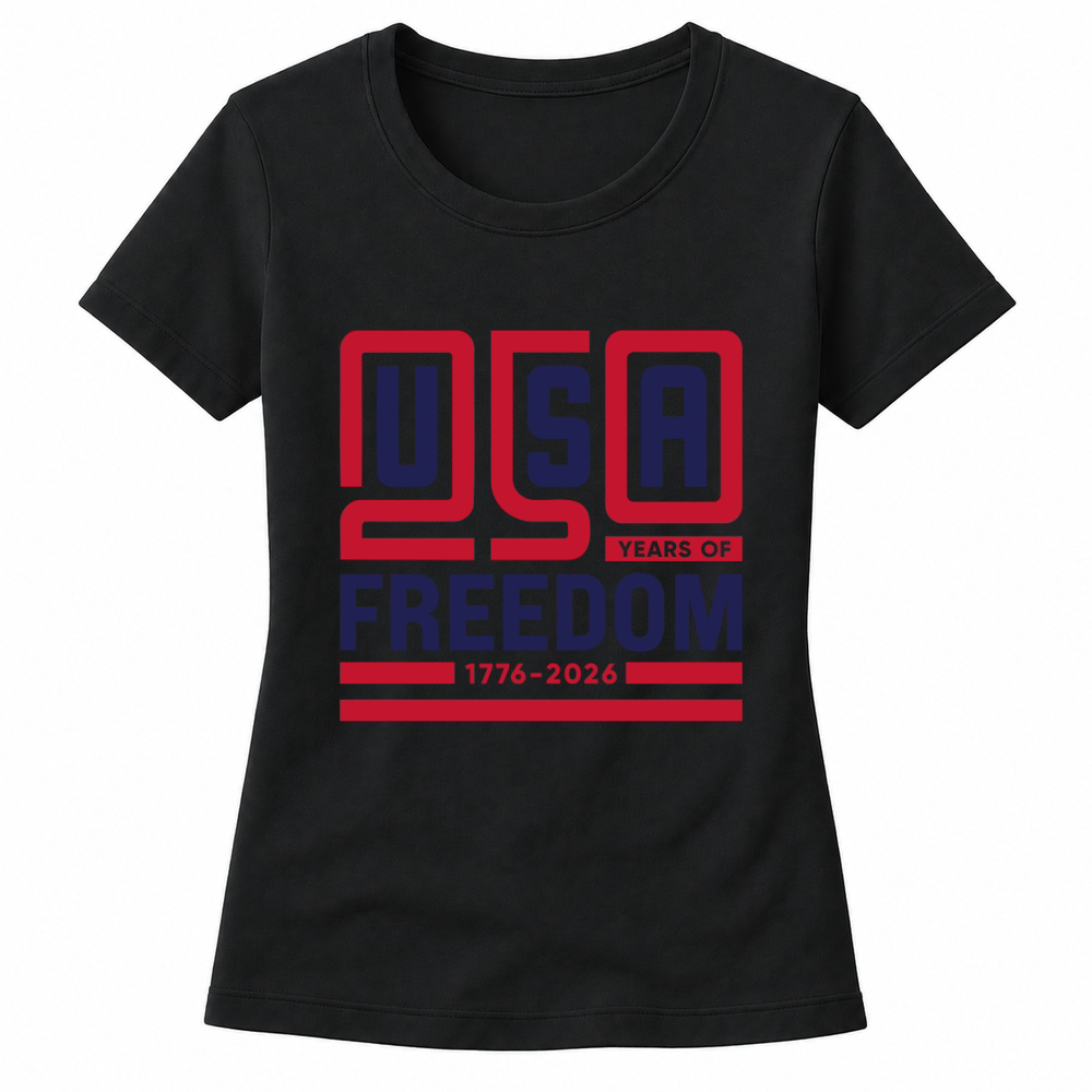 Product USA 250 Years of Freedom 1776 2026 Women's T-shirts