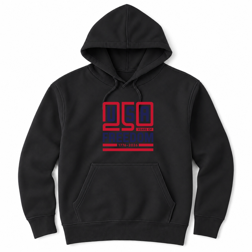 Product USA 250 Years of Freedom 1776 2026 Unisex Hoodie