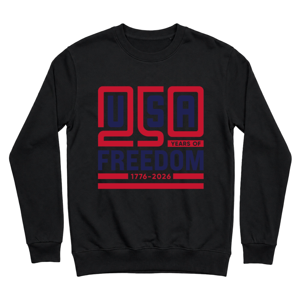 Product USA 250 Years of Freedom 1776 2026 Unisex Sweatshirt