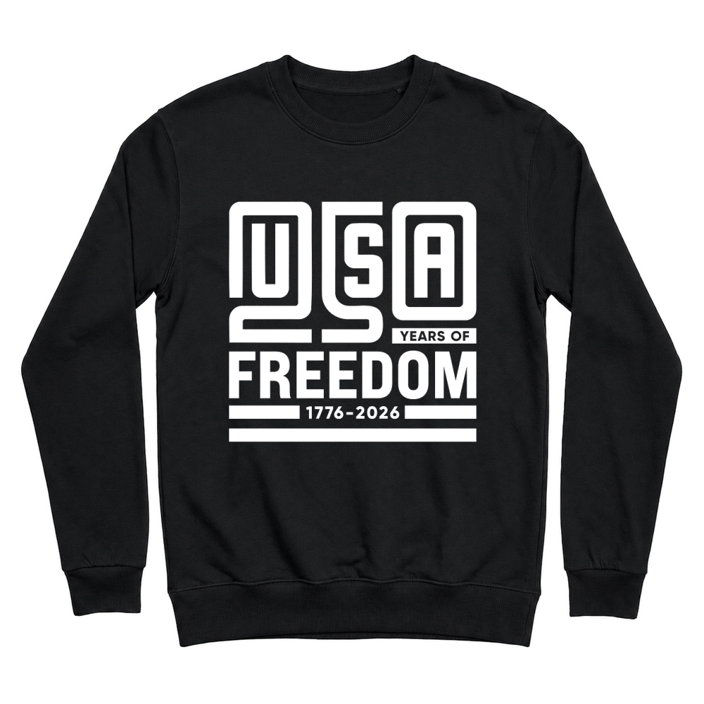 Product USA 250 Years of Freedom 1776 2026 Unisex Sweatshirt