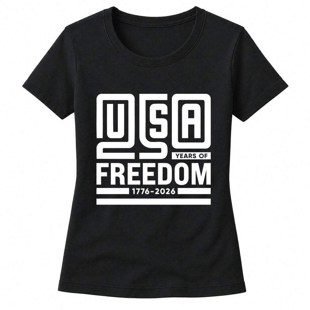 Product USA 250 Years of Freedom 1776 2026 Women's T-shirts