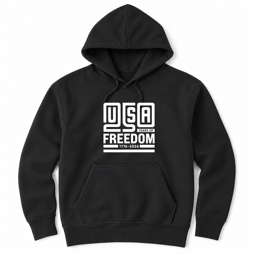 Product USA 250 Years of Freedom 1776 2026 Unisex Hoodie