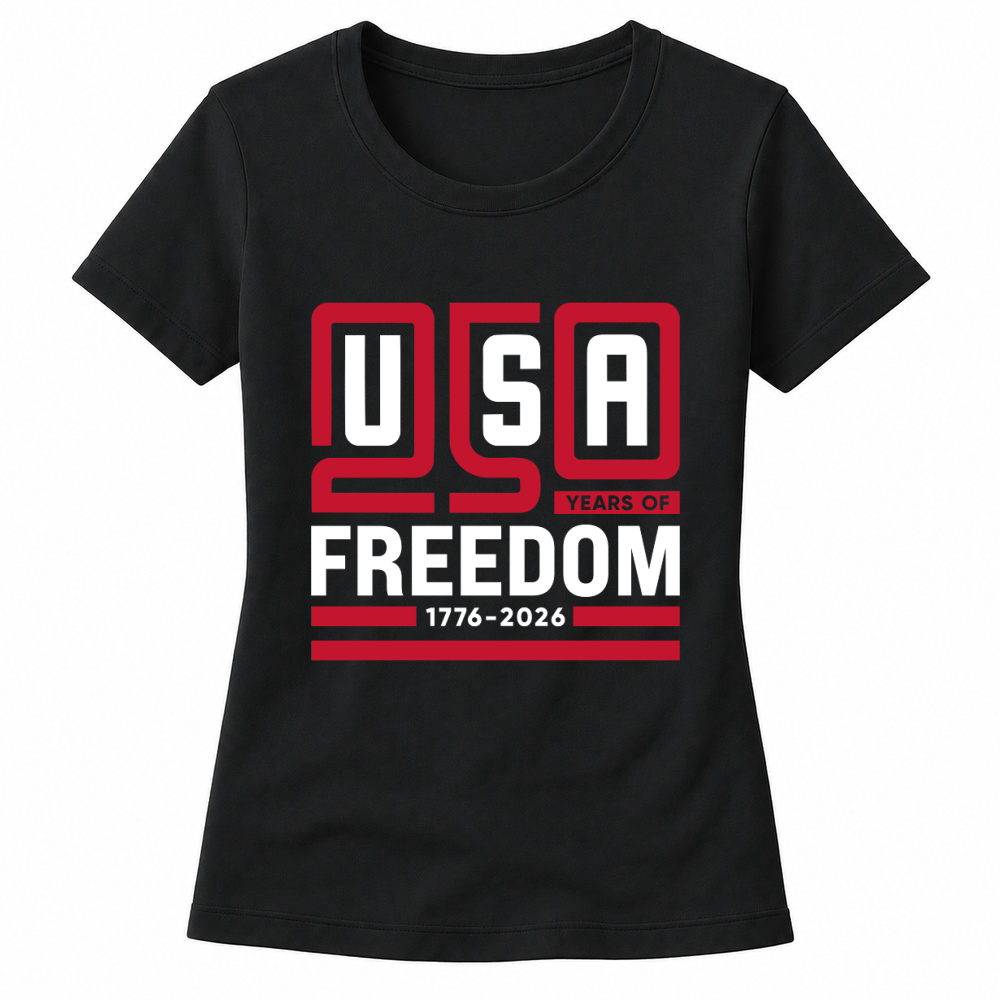 Product USA 250 Years of Freedom 1776 2026 Women's T-shirts