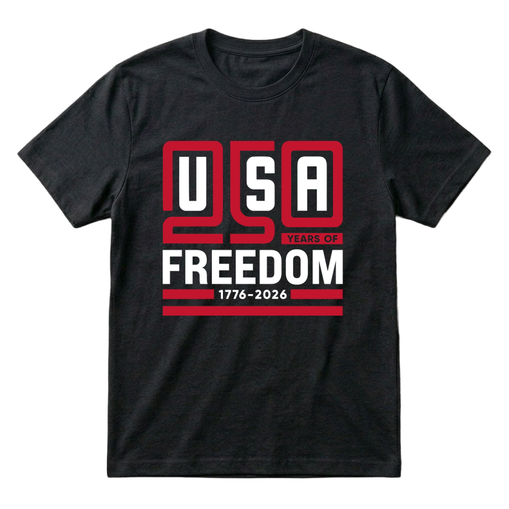 Product USA 250 Years of Freedom 1776 2026 T-Shirt