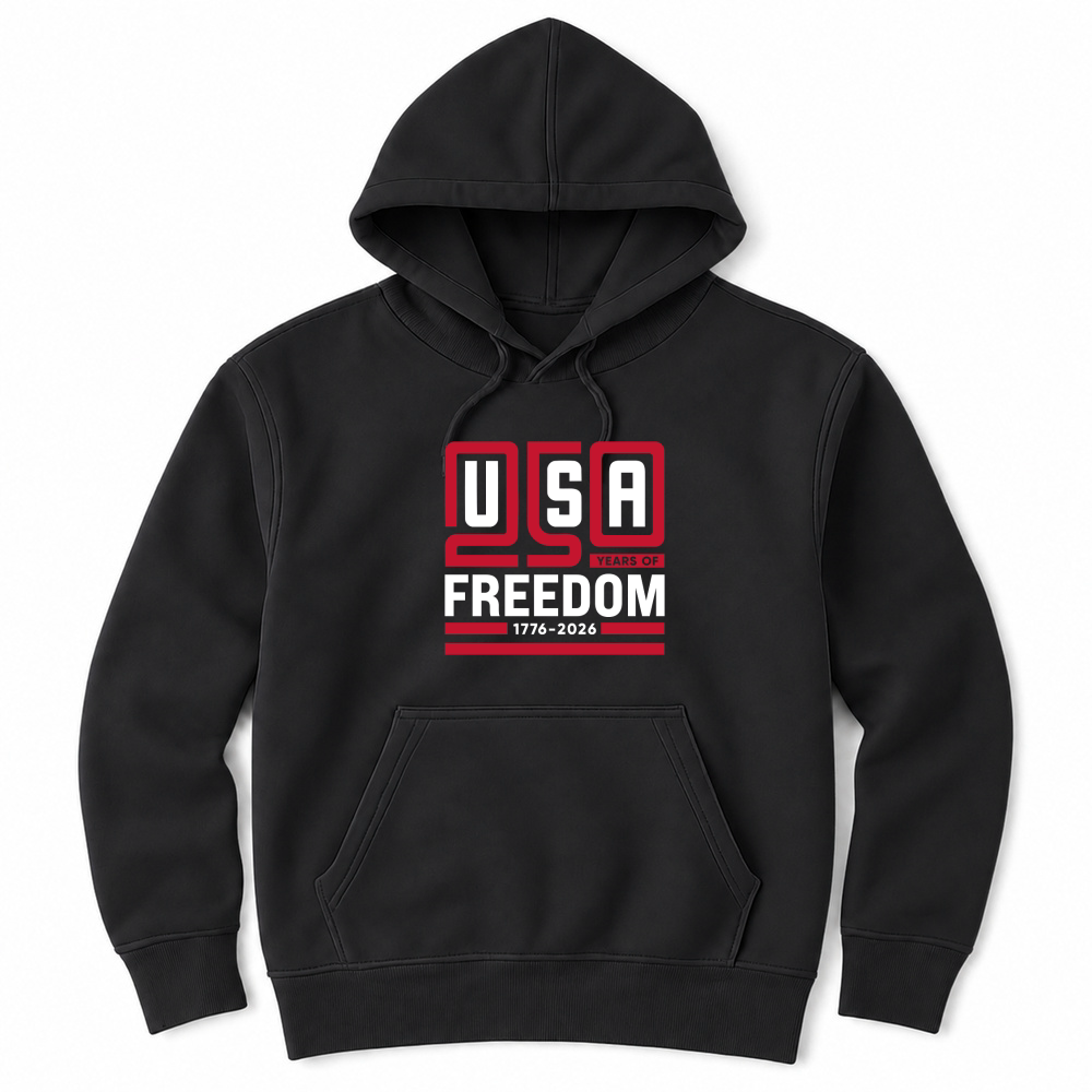 Product USA 250 Years of Freedom 1776 2026 Unisex Hoodie