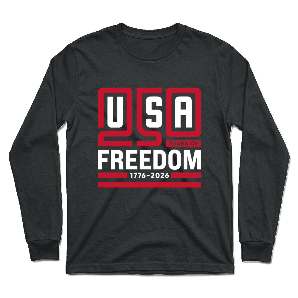 Product USA 250 Years of Freedom 1776 2026 Unisex Longsleeve