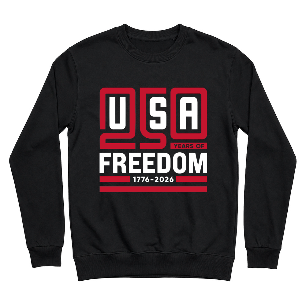 Product USA 250 Years of Freedom 1776 2026 Unisex Sweatshirt