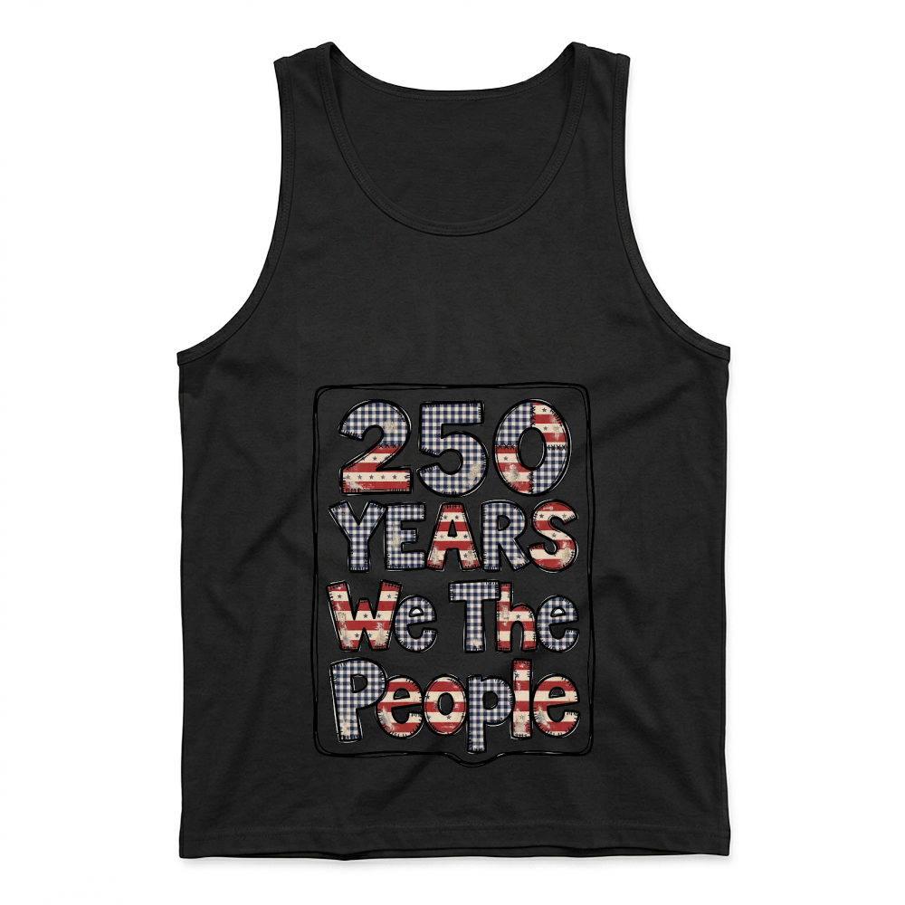 Product patriotic graphic 250 years we the people Tank Top