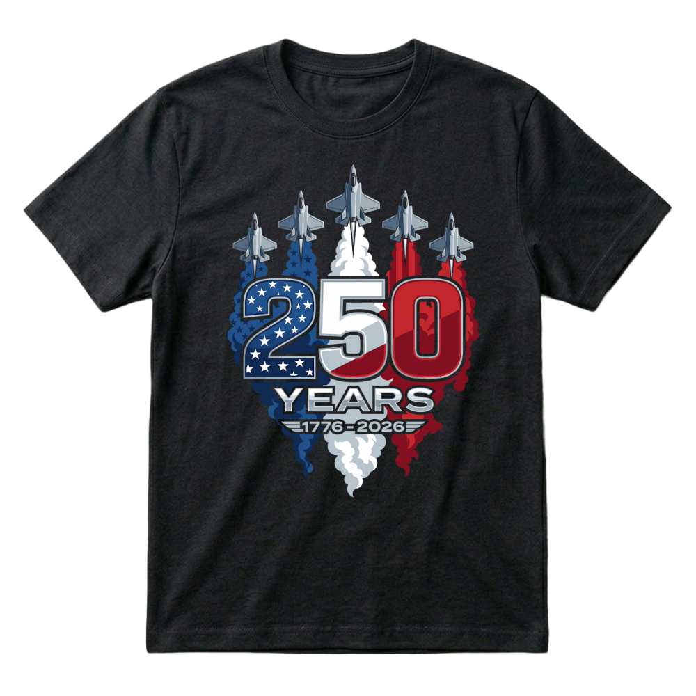 Product 250 Years Patriotic USA 1776 2026 T-Shirt