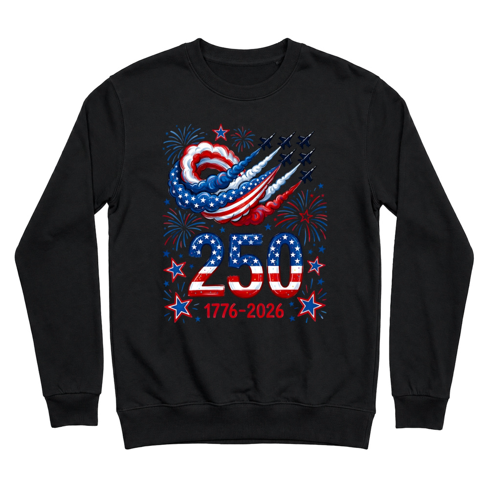 Product America Anniversary 250 Years Jet Air Unisex Sweatshirt