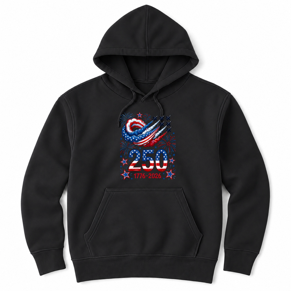 Product America Anniversary 250 Years Jet Air Unisex Hoodie