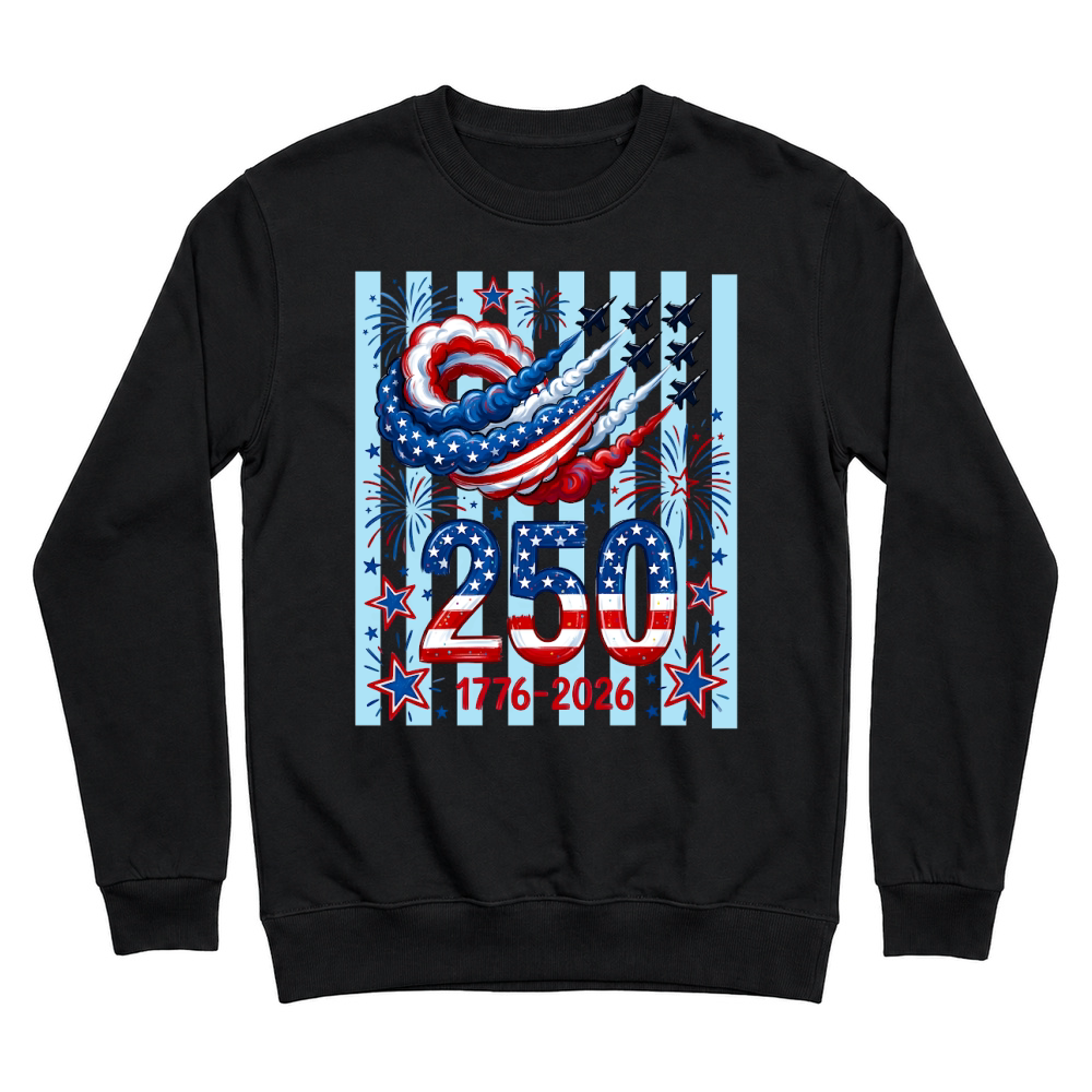 Product America Anniversary 250 Years Jet Air Unisex Sweatshirt