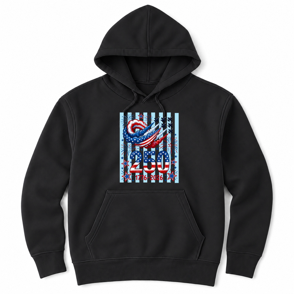 Product America Anniversary 250 Years Jet Air Unisex Hoodie
